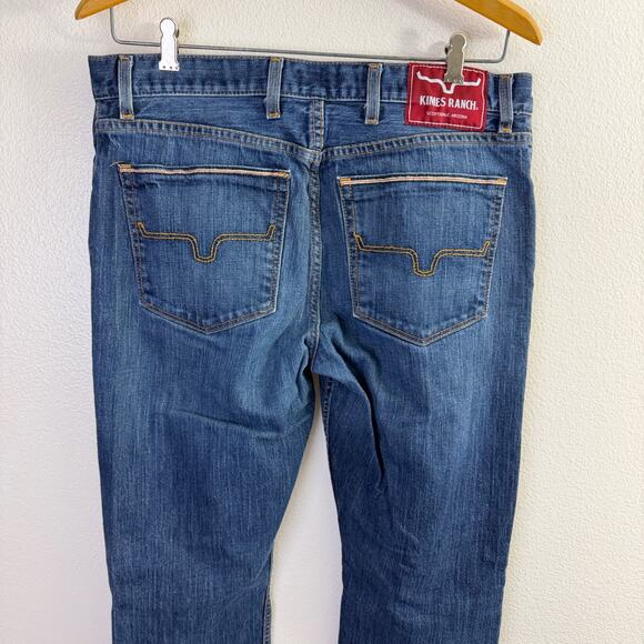 Kimes Ranch Roger Jeans Mens 35/34 (Fits 34x33.5") Mid Rise Boot Cut Western - Picture 6 of 8